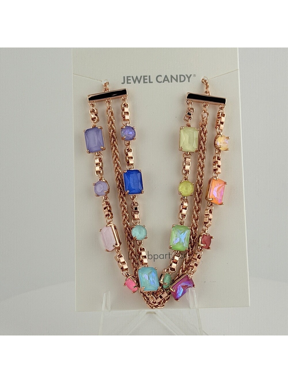 Bomb Party Retro Jewel Candy "The Madison" Pastel Rainbow Taffy on RG RBP7379